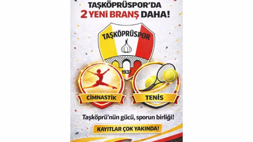 Taşköprüspor'da İki Yeni Branş!