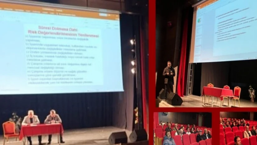 Tosya'da Oto Sanayi Ustalarına İSG Eğitimi Verildi