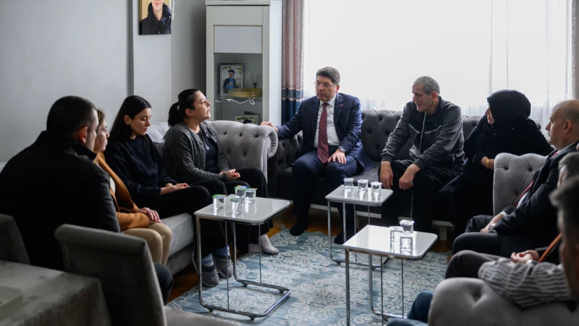 Tunç'tan, Atlas Çağlayan'ın Ailesine Ziyaret