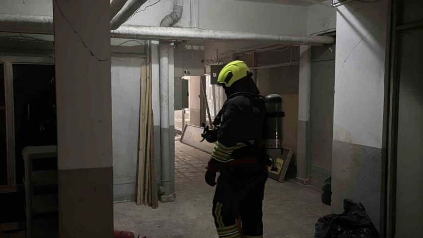 Bolu'da İş Merkezinin Elektrik Panosu Yandı