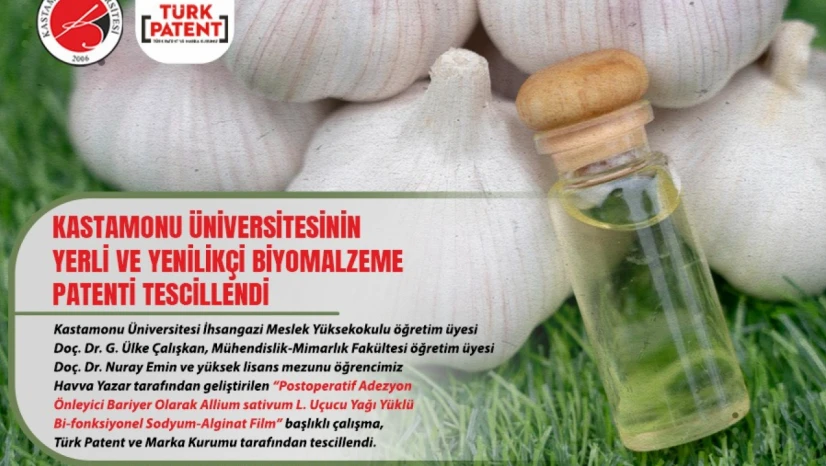Yerli Ve Yenilikçi Biyomalzeme Patenti Tescillendi