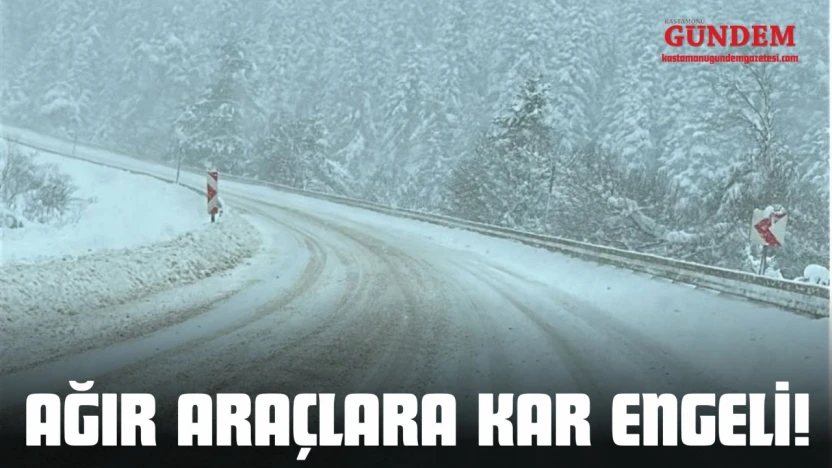 Ağır Araçlara Kar Engeli!