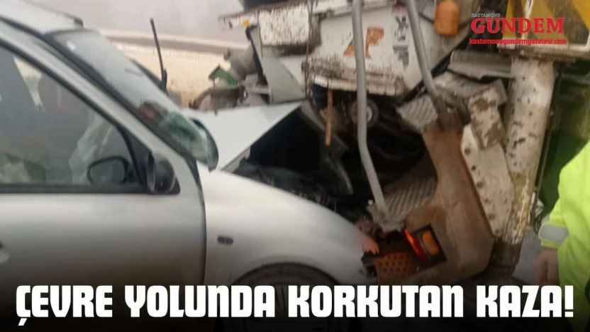 Çevre Yolunda Korkutan Kaza!