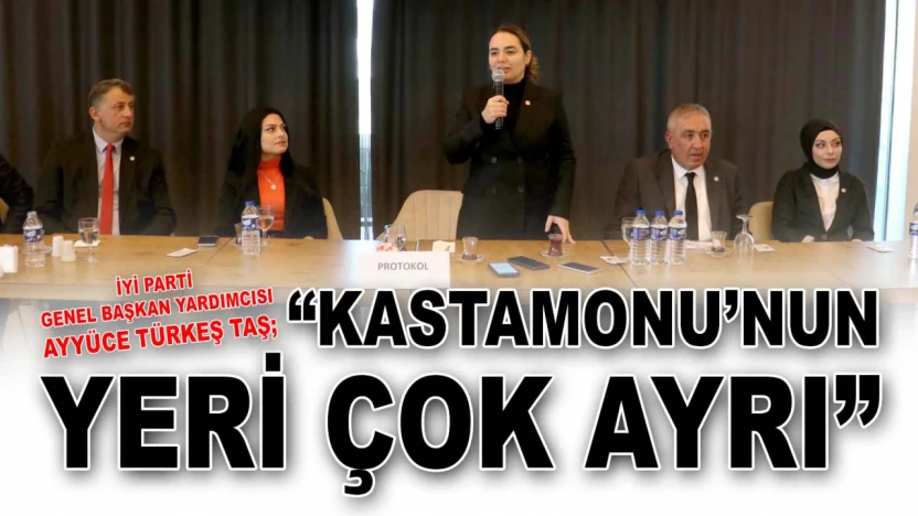 İyi Partili Ayyüce Türkeş Kastamonu'daydı