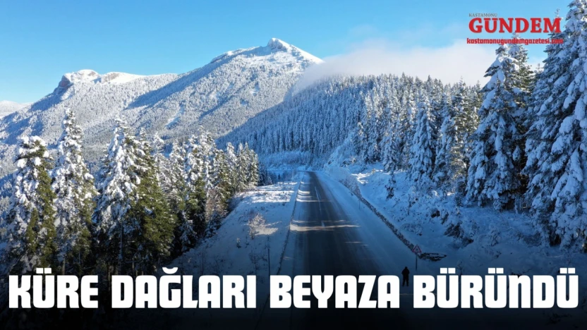 Kar Küre Dağları'nı Beyaza Bürüdü