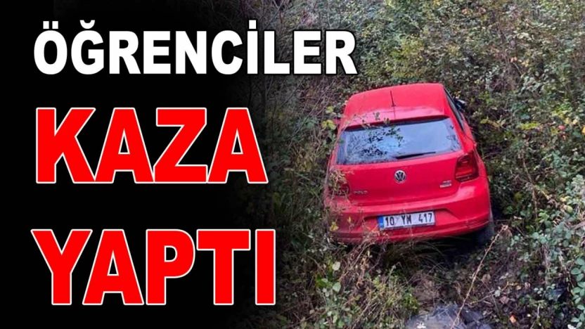 Kastamonu'da Öğrenciler Kaza Yaptı