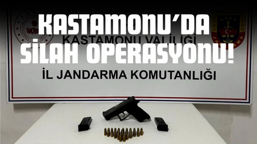 Kastamonu'da Silah Operasyonu!