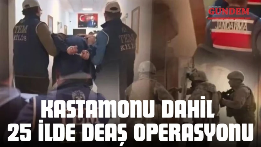 Kastamonu Dahil 25 İlde DEAŞ Operasyonu