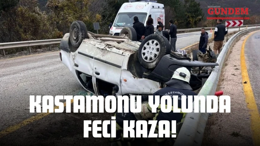 Kastamonu Yolunda Feci Kaza!