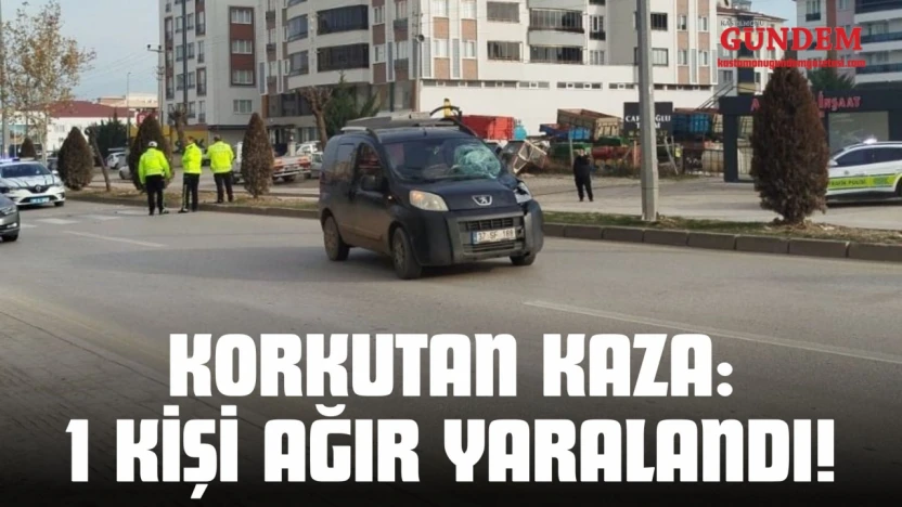 Korkutan Kaza: 1 Kişi Ağır Yaralandı!