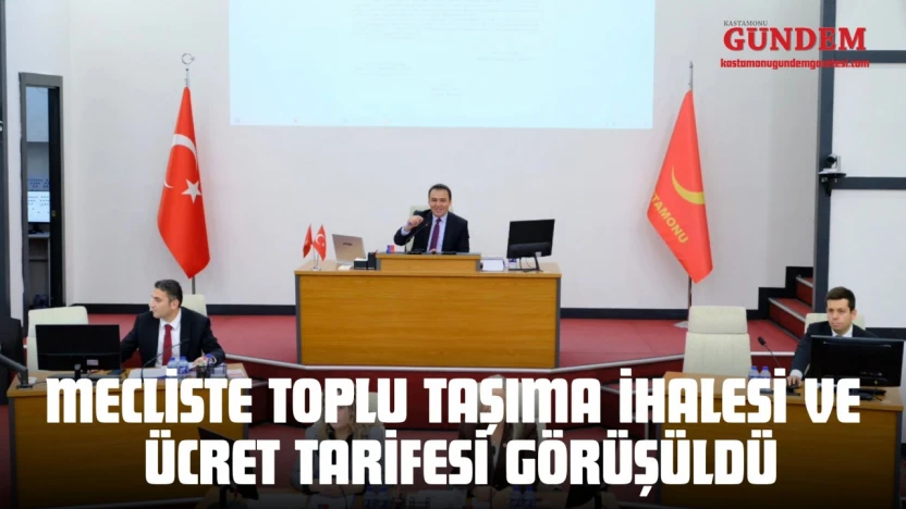 Mecliste Toplu Taşıma İhalesi Ve Ücret Tarifesi Görüşüldü