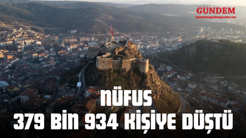 Nüfus 379 Bin 934 Kişiye Düştü