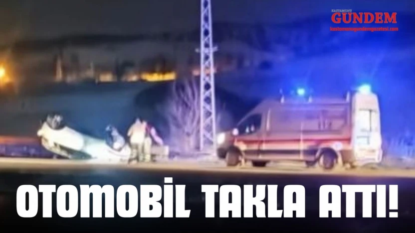 Otomobil Takla Attı!
