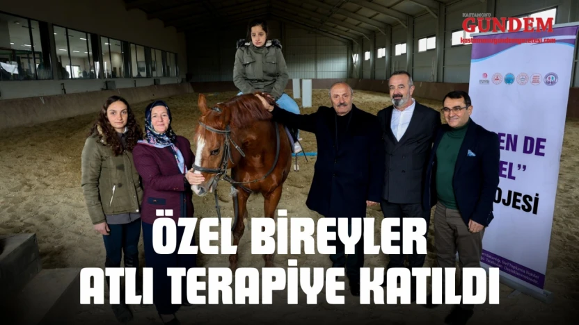Özel Bireyler Atlı Terapiye Katıldı