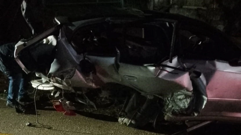 Şarampole Yuvarlanan Otomobildeki Kadın Hayatını Kaybetti