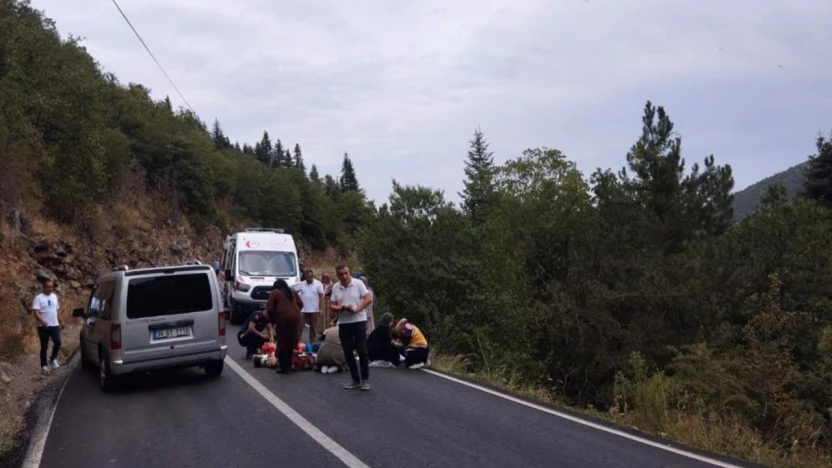 Şarampole Yuvarlandı: 4 Yaralı