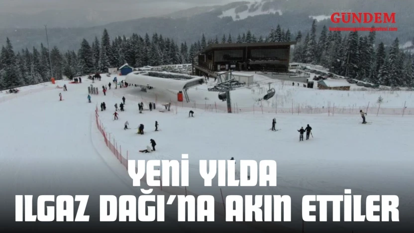 Yeni yılda Ilgaz Dağı'na Akın Ettiler