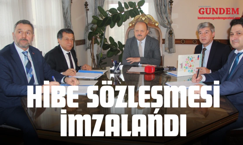 37 Milyonluk Hibe Sözleşmesi İmzalandı