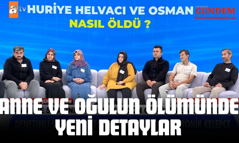 Anne Ve Oğulun Ölümünde Yeni Detaylar
