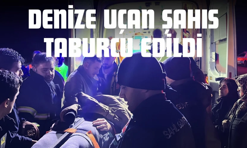 Aracıyla Denize Uçan Şahıs Taburcu Edildi