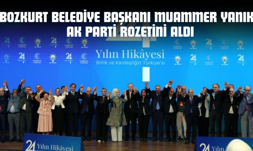 Bozkurt Belediye Başkanı Muammer Yanık, AK Parti Rozetini Aldı