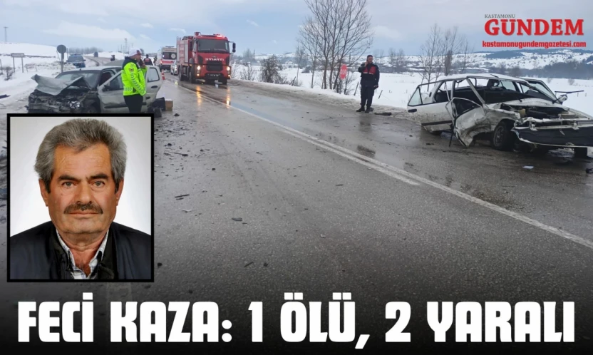 Feci Kaza: 1 Ölü, 2 Yaralı