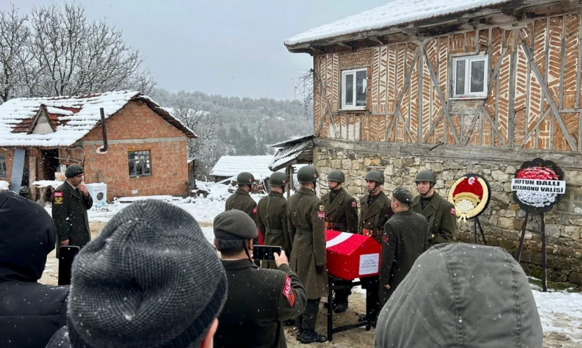 Ferdi Çatal Askeri Törenle Ebediyete Uğurlandı