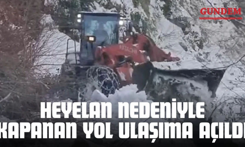 Heyelan Nedeniyle Kapanan Yol Ulaşıma Açıldı