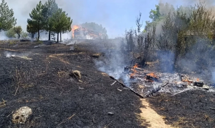 Hızlı Müdahale Yangını Söndürdü
