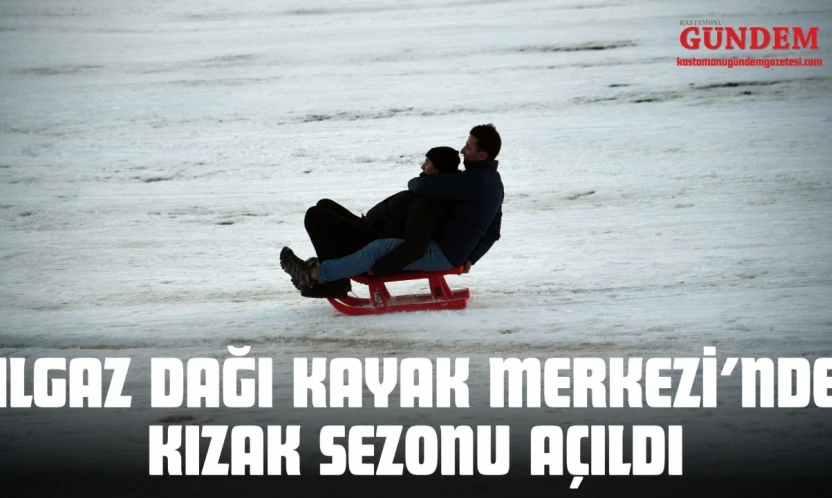 Ilgaz Dağı Kayak Merkezi'nde Kızak Sezonu Açıldı
