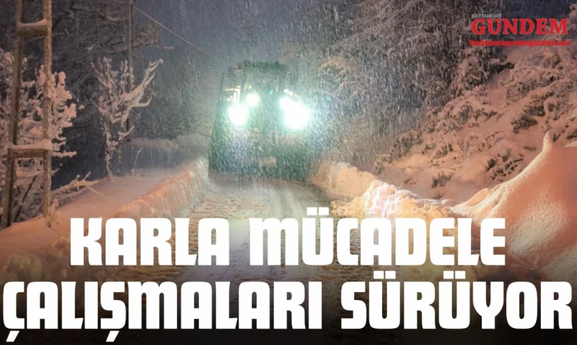 Karla Mücadele Çalışmaları Sürüyor