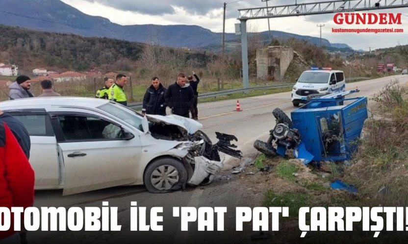 Kastamonu'da Otomobil İle 'Pat Pat' Çarpıştı: 3 Yaralı
