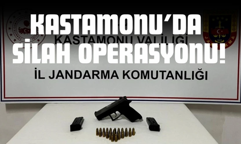 Kastamonu'da Silah Operasyonu!