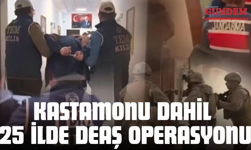 Kastamonu Dahil 25 İlde DEAŞ Operasyonu