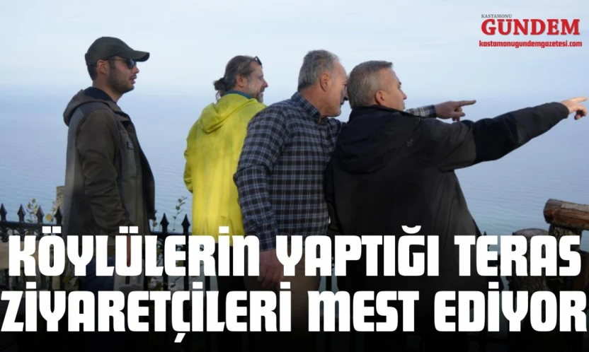 Köylülerin Yaptığı Teras Ziyaretçileri Mest Ediyor