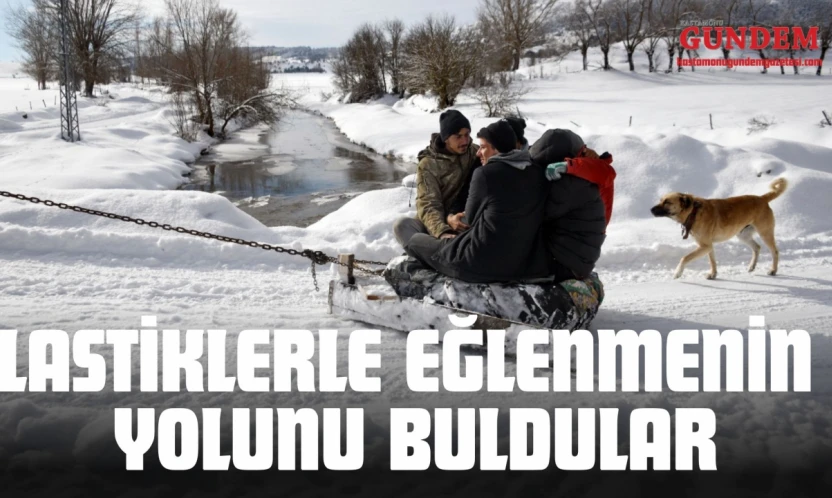 Lastiklerle Eğlenmenin Yolunu Buldular