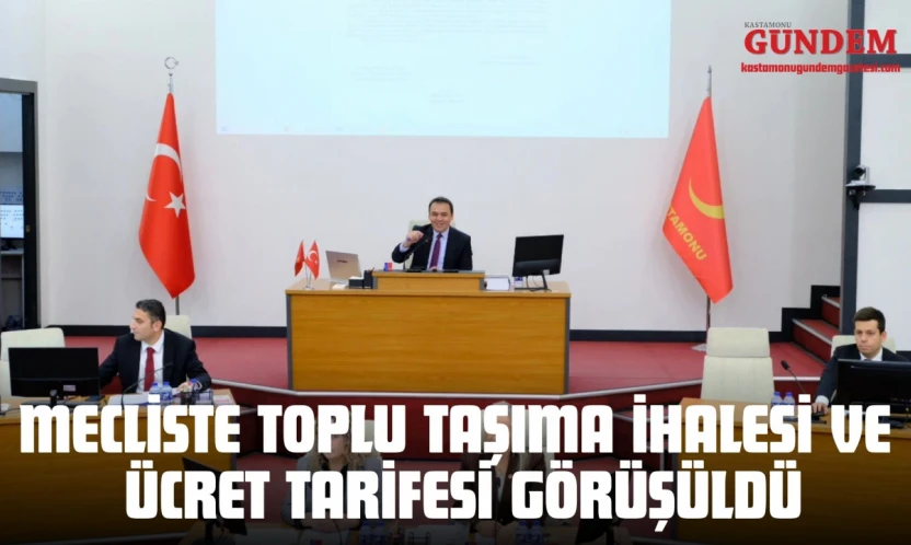 Mecliste Toplu Taşıma İhalesi Ve Ücret Tarifesi Görüşüldü