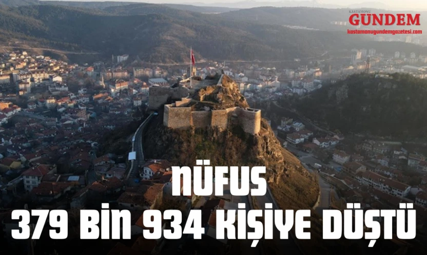 Nüfus 379 Bin 934 Kişiye Düştü