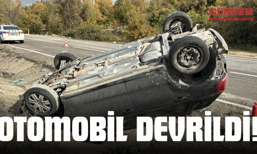 Otomobil Devrildi!