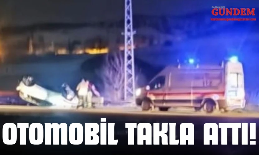 Otomobil Takla Attı!