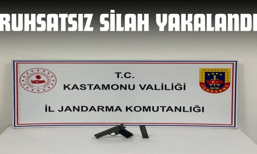 Ruhsatsız Silah Yakalandı