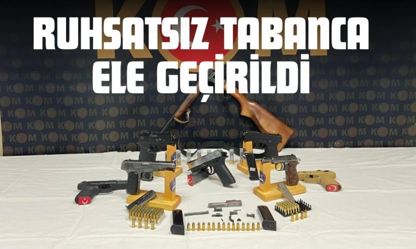 Ruhsatsız Tabanca Ele Geçirildi: 1 Tutuklama