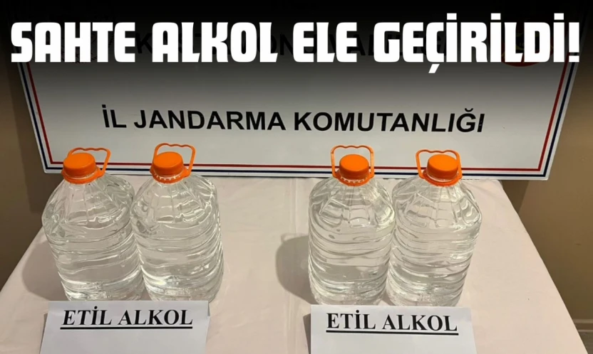 Sahte Alkol Ele Geçirildi!