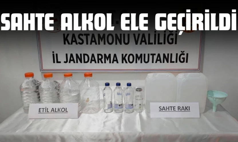 Sahte Alkol Ele Geçirildi