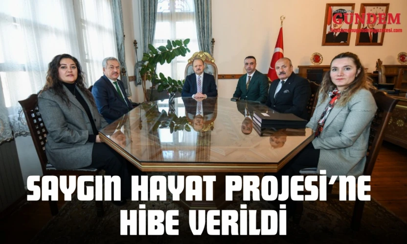 Saygın Hayat Projesi'ne Hibe Verildi