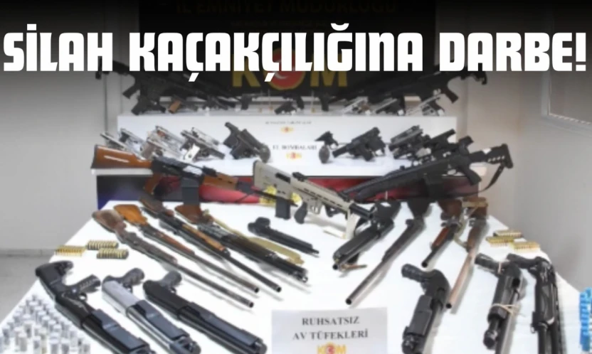 Silah Kaçakçılığına Darbe!