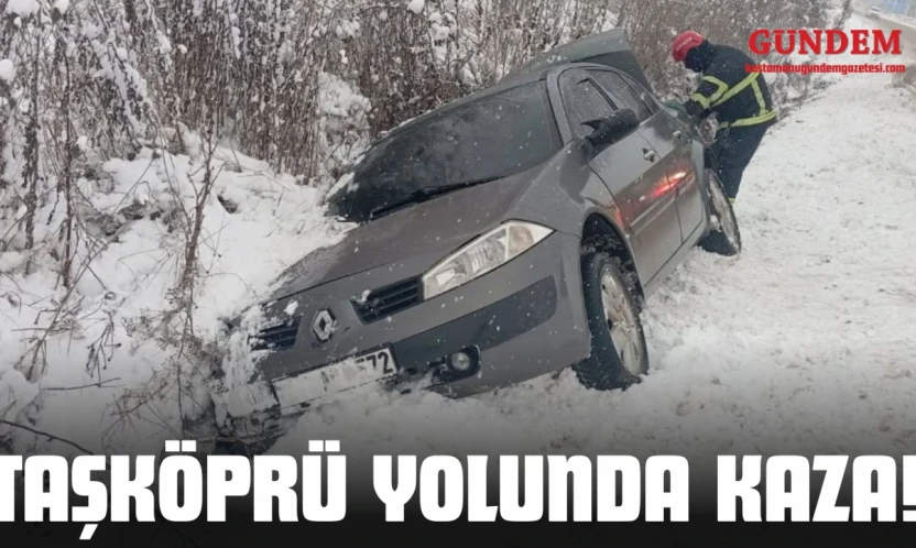 Taşköprü Yolunda Kaza!