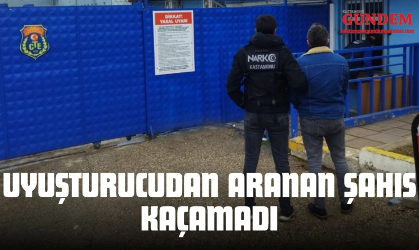 Uyuşturucudan Aranan Şahıs Kaçamadı