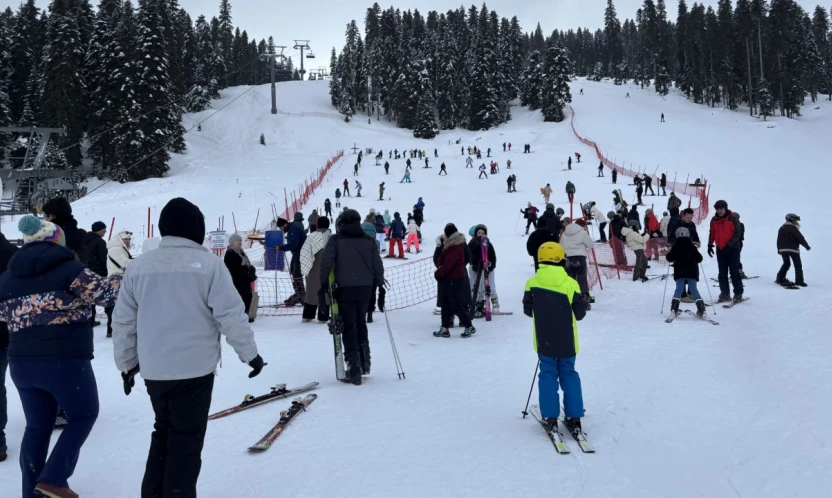 Yarıyıl Tatilinin Son Gününde Ilgaz'da Yoğunluk