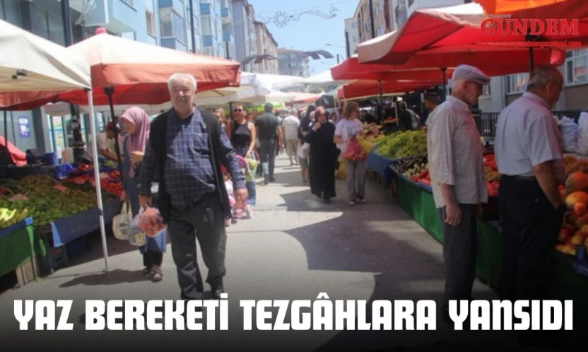 Yaz Bereketi Tezgâhlara Yansıdı